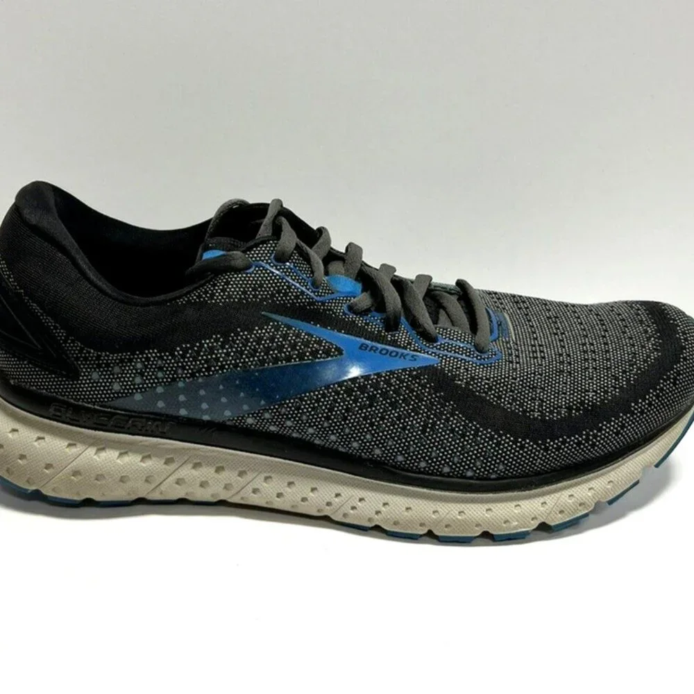 Brooks Mens Glycerin 18 Running Shoes Gray Size 12 D